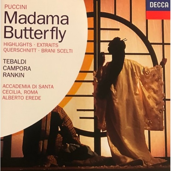 Giacomo Puccini ‎"Madama Butterfly (Highlights)" (CD)