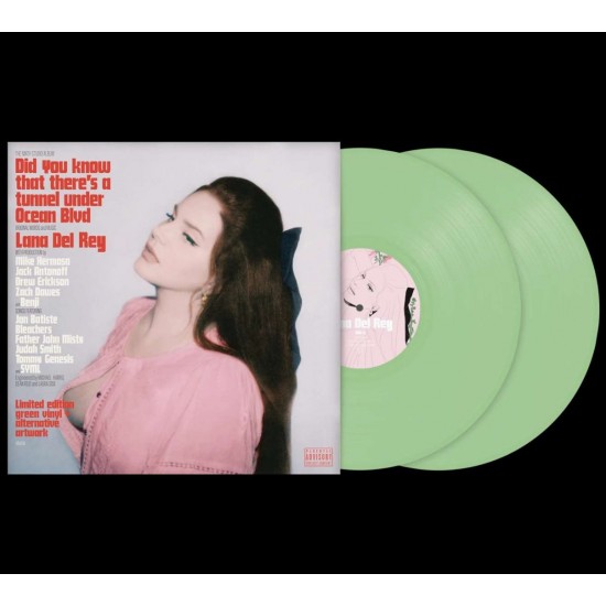 Lana Del Rey ‎"Did You Know That There's A Tunnel Under Ocean Blvd" (2xLP - Limited Indie Edition - Light Green)