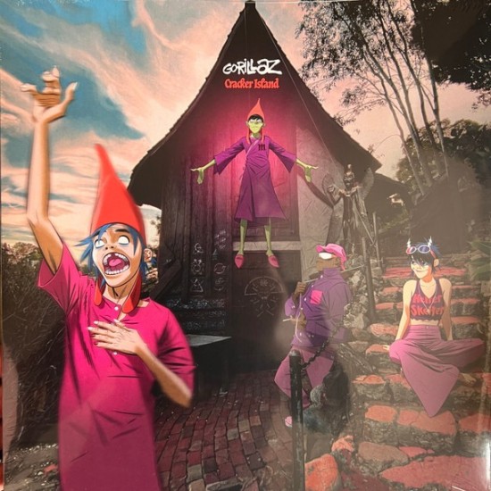 Gorillaz "Cracker Island" (LP - ed. Limitada - color Purple Neon + Poster)