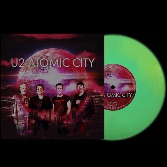 U2 ‎"Atomic City" (7" - Photoluminiscent Transparent)