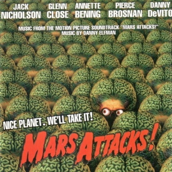 Danny Elfman ‎"Mars Attacks! (Music From The Motion Picture Soundtrack)" (CD)