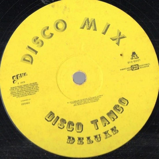 Grupo De Luxe "Disco Tango / Disco Rumba" (12")