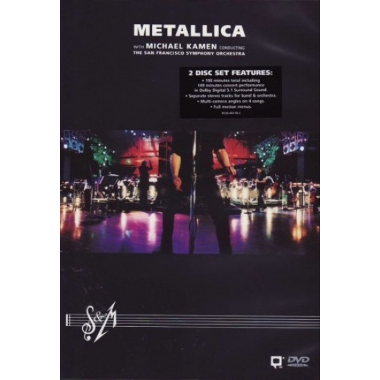 Metallica With Michael Kamen Conducting The San Francisco Symphony Orchestra ‎"S&M" (2xDVD)