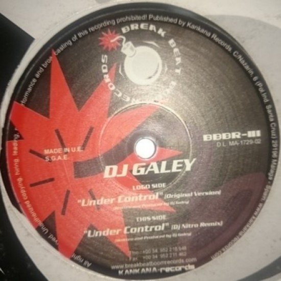 DJ Galey ‎"Under Control" (12")