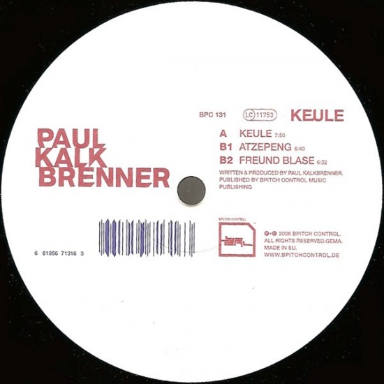 Paul Kalkbrenner ‎"Keule" (12")