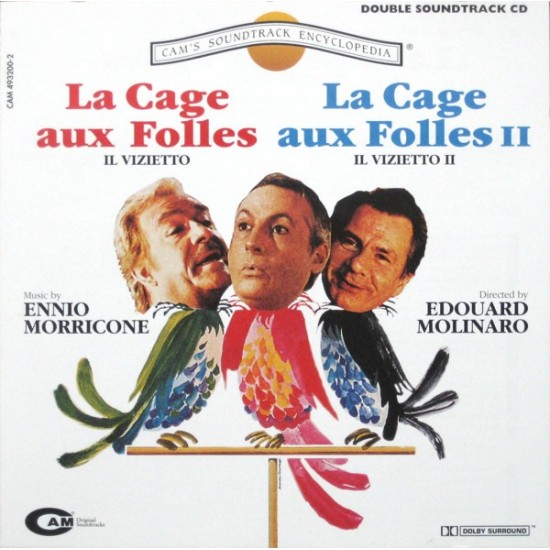 Ennio Morricone ‎"La Cage Aux Folles (Il Vizietto) / La Cage Aux Folles II (Il Vizietto II)" (CD)