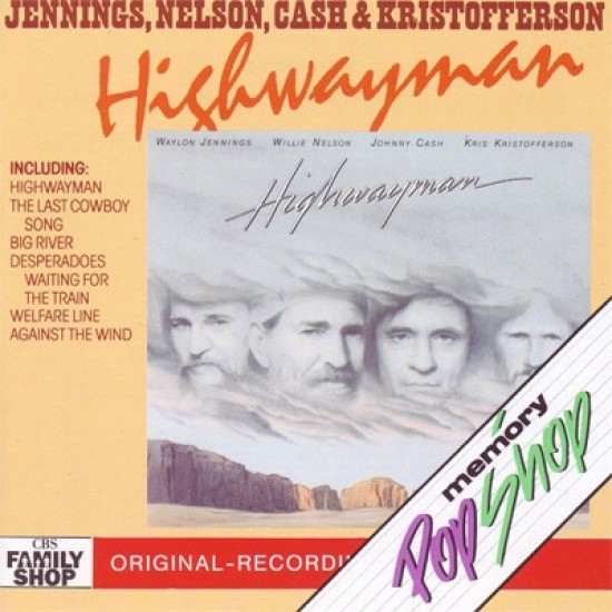 Waylon Jennings, Willie Nelson, Johnny Cash, Kris Kristofferson ‎"Highwayman" (CD) 