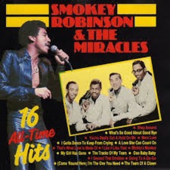 Smokey Robinson & The Miracles  "16 All-Time Hits" (CD)