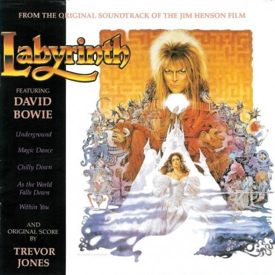 David Bowie And Original Score By Trevor Jones ‎"Labyrinth (From The Original Soundtrack Of The Jim Henson Film)" (CD)