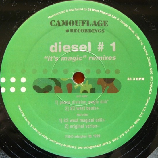 Diesel "It's Magic (Remixes)" (12")
