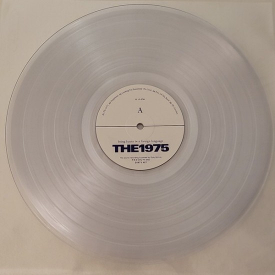 The 1975 ‎"Being Funny In A Foreign Language" (LP - color Transparente)