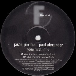 Jason Jinx Feat. Paul Alexander - Your First Time (12") 