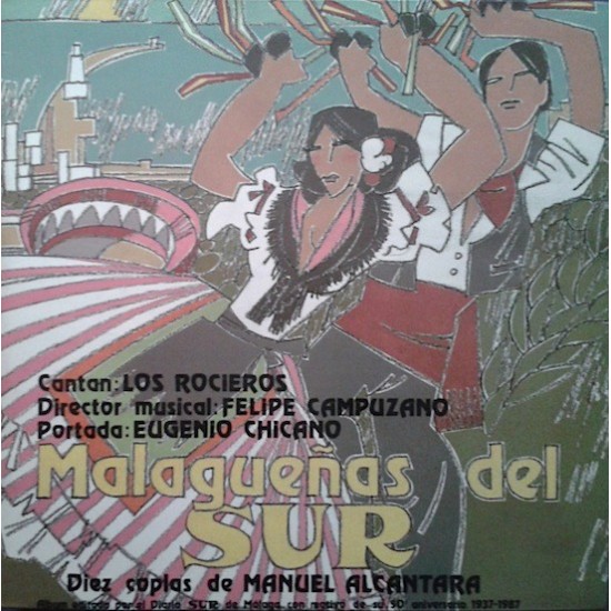 Los Rocieros ‎"Malagueñas Del Sur" (LP)