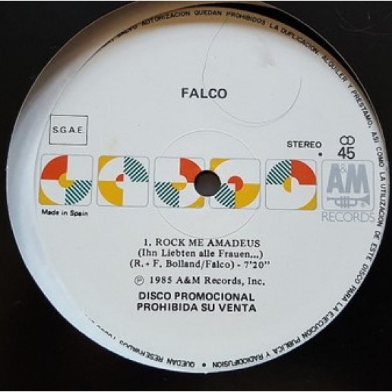Falco / Clinton & Clinton ‎"Rock Me Amadeus - Can You Feel It" (12")