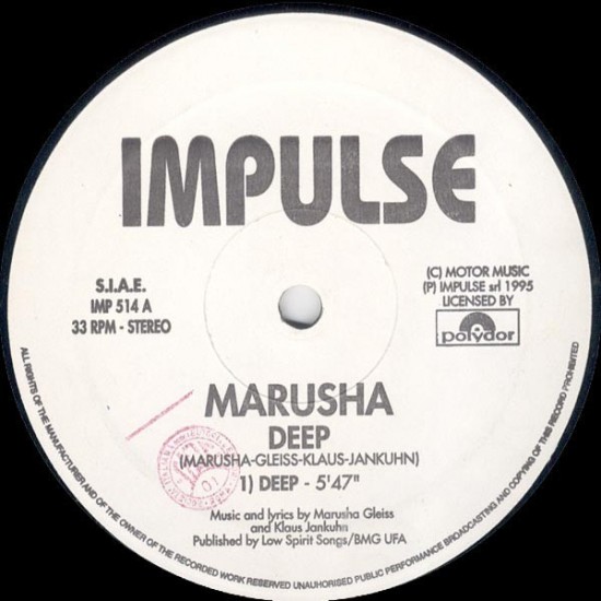 Marusha ‎"Deep" (12")