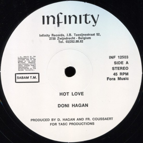 Donnell Hagan "Hot Love / Would You Like To Dance" (12")
