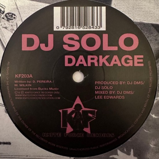 DJ Solo ‎"Darkage / Axis" (10" - Remastered)