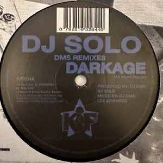 DJ Solo ‎"Darkage / Axis (Original DMS Remixes)" (10" - Remastered)