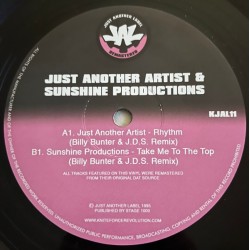 Just Another Artist / Sunshine Productions - Rhythm / Take Me To The Top (Remixes) (10" - Remastered)
