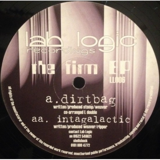 Stomp & Weaver "The Firm EP" (12") Stomp & Weaver "The Firm EP" (12")