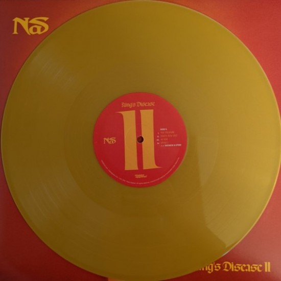 Nas ‎"King's Disease 2" (2xLP - color Dorado)