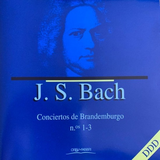 Johann Sebastian Bach ‎"Conciertos de Brandenburgo Nº 1-3" (CD)*