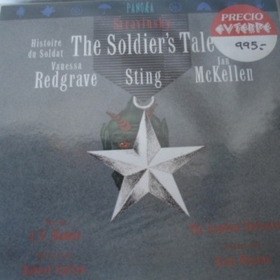 Stravinsky: Sting, Vanessa Redgrave, Ian McKellen "The Soldier's Tale - Histoire Du Soldat - Geschichte Vom Soldaten" (LP) 