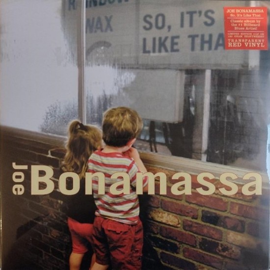 Joe Bonamassa ‎"So It's Like That" (2xLP - Transparent Red)