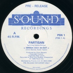 Partisan Featuring Debbie Buskey - Which Way Is Out (12" - Promo) Partisan Featuring Debbie Buskey - Which Way Is Out (12" - Promo)