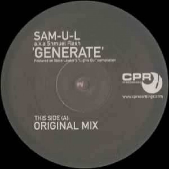 Sam-U-L a.k.a Shmuel Flash ‎"Generate" (12")