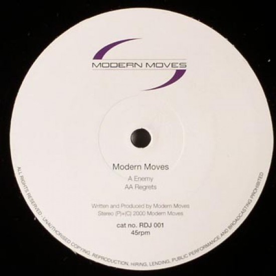 Modern Moves ‎"Enemy / Regrets" (12")