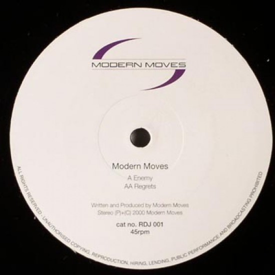 Modern Moves "Enemy / Regrets" (12") Modern Moves "Enemy / Regrets" (12")