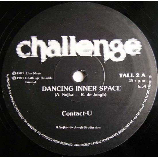 Contact-U ‎"Dancing Inner Space" (12")