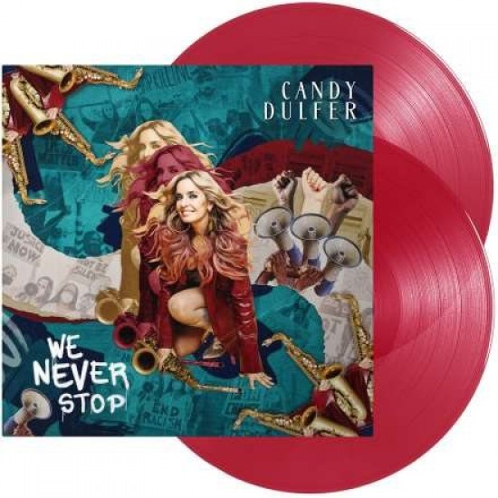 Candy Dulfer ‎"We Never Stop" (2xLP - ed. Limitada - Gatefold - color Rojo)