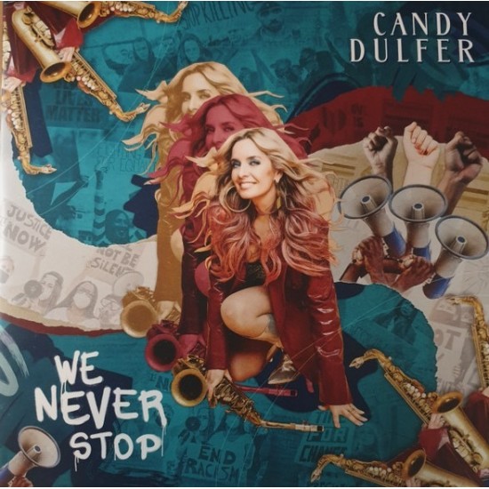 Candy Dulfer ‎"We Never Stop" (2xLP - ed. Limitada - Gatefold - color Rojo)