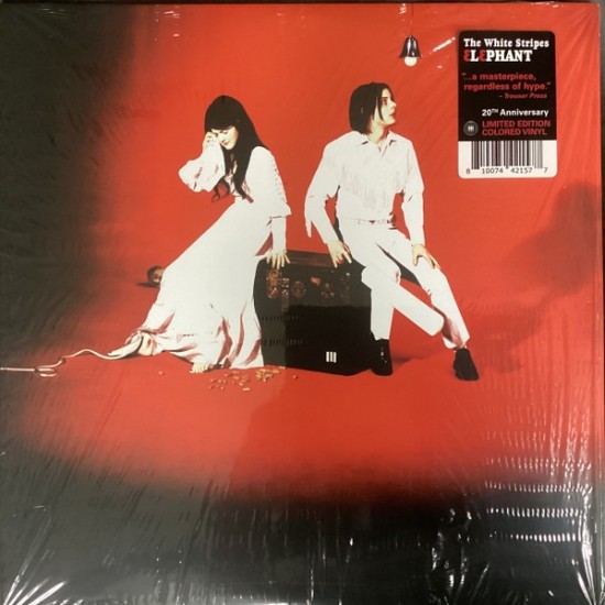 The White Stripes ‎"Elephant" (LP - Limited Edition - Clear w/ Red & Black Smoke - 20th Anniversary)