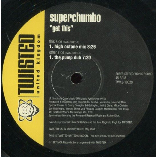Superchumbo ‎"Get This" (12")