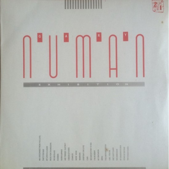 Gary Numan ‎"Exhibition" (2xLP)