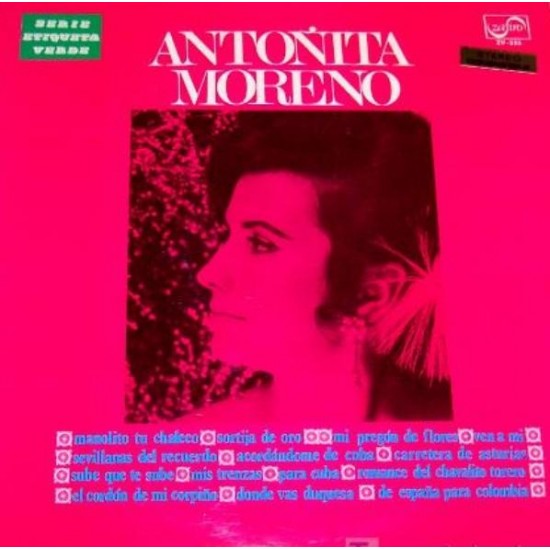 Antoñita Moreno ‎"Antoñita Moreno" (LP)
