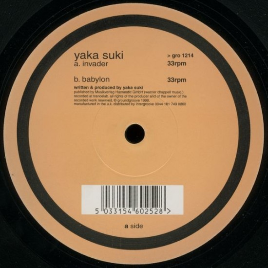 Yaka Suki ‎"Invader" (12")