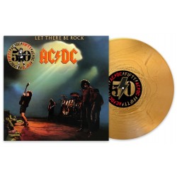 AC/DC - Let There Be Rock (LP - 180g - 50th Anniversary Limited Edition - Gold Nugget + Artwork Print)