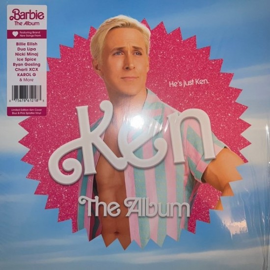 Barbie The Album (LP - Limited Numbered Edition - Ken Cover - Pink with Blue Splatter)