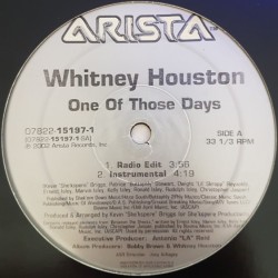 Whitney Houston - One Of Those Days (12") Whitney Houston - One Of Those Days (12")