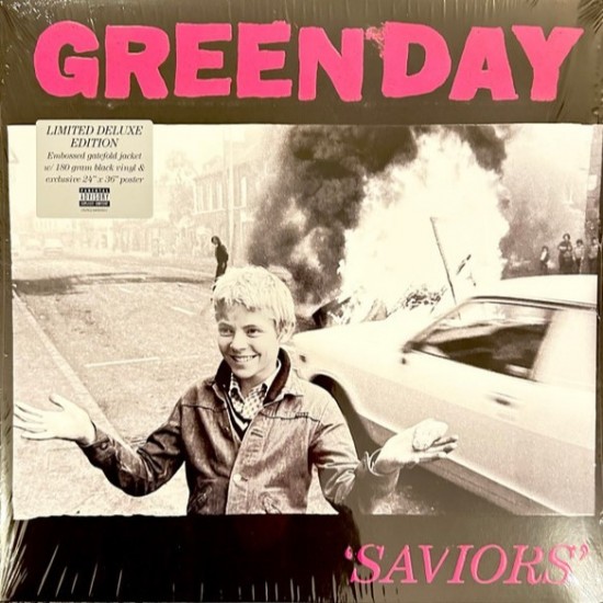 Green Day ‎"Saviors" (LP - 180g - Limited Edition - Embossed Gatefold + Poster)