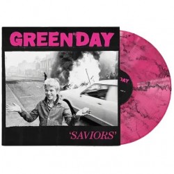 Green Day - Saviors (LP - Limited Edition - Pink & Black Marbled)