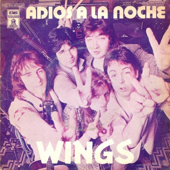 Wings "Adios A La Noche" (7")