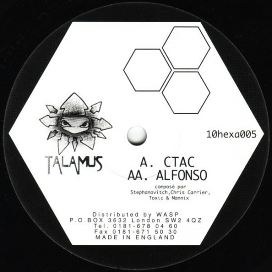 Talamus ‎"Ctac / Alfonso" (10")