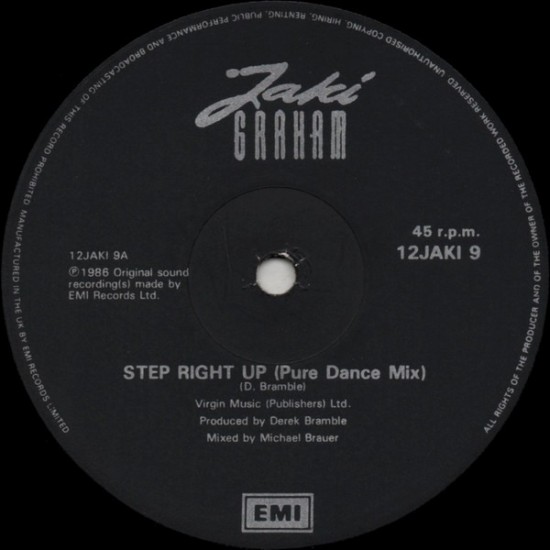 Jaki Graham ‎"Step Right Up" (12")