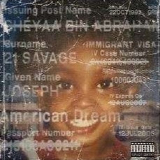 21 Savage ‎"American Dream" (2xLP)