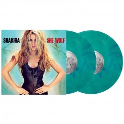 Shakira - She Wolf (2xLP - Gatefold - Special Edition - Sea Glass w/ Turquoise Swirls) Shakira - She Wolf (2xLP - Gatefold - Special Edition - Sea Glass w/ Turquoise Swirls)